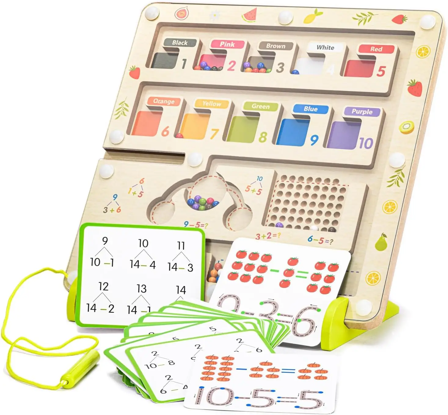 ET Fast Delivery Magnetic Color And Number Maze For Kids Learning Counting Magnetic Board For Children New Magnetic Game Board