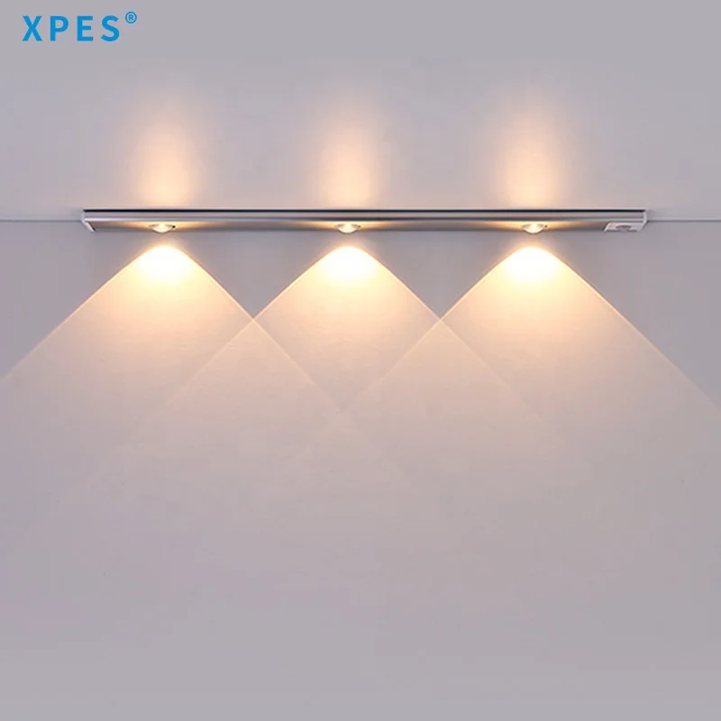 Magnet Suction Indoor USB Wireless Led Night Lights with Motion Sensor 3 Modes Luminous LED Bedroom Bathroom Under Cabinet Light