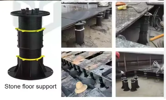 Decking Keel Support Adjustable Height Plastic Pedestal