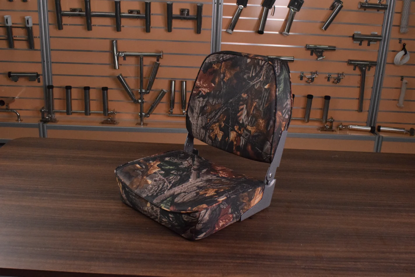 marine camo forest cover boat seat