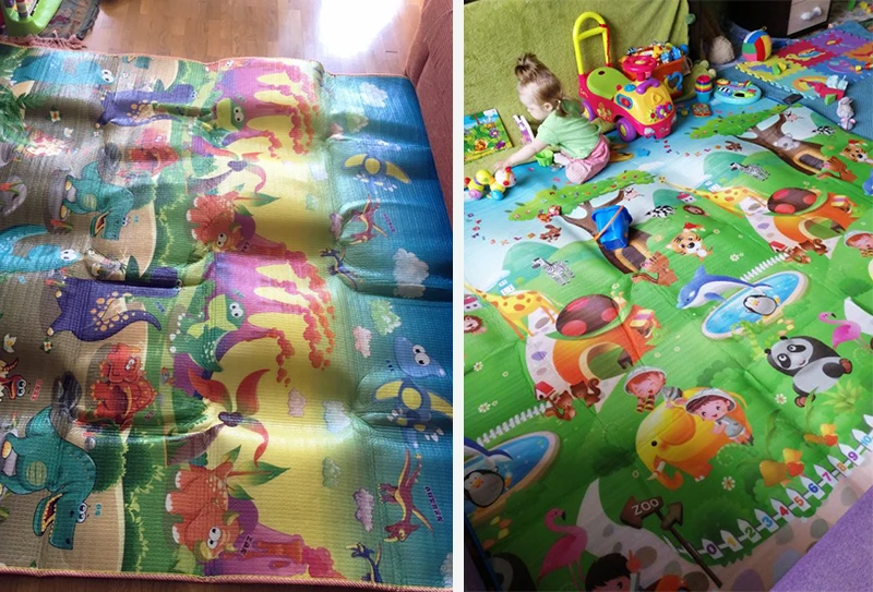 1cm 0.5cm Thick Baby Crawling Play Mat Educational Alphabet Game Rug For Children Puzzle Activity Gym Carpet Eva Foam Kid Toy