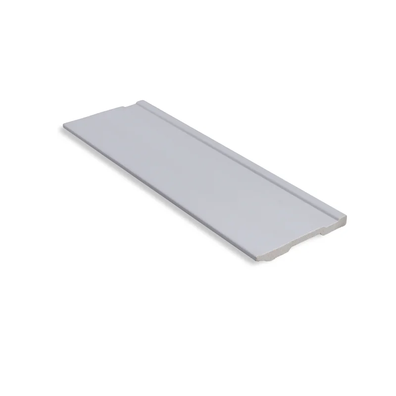 White Board Indoor PS Skirting Boards Modern Design for Hotel Wall Decoration