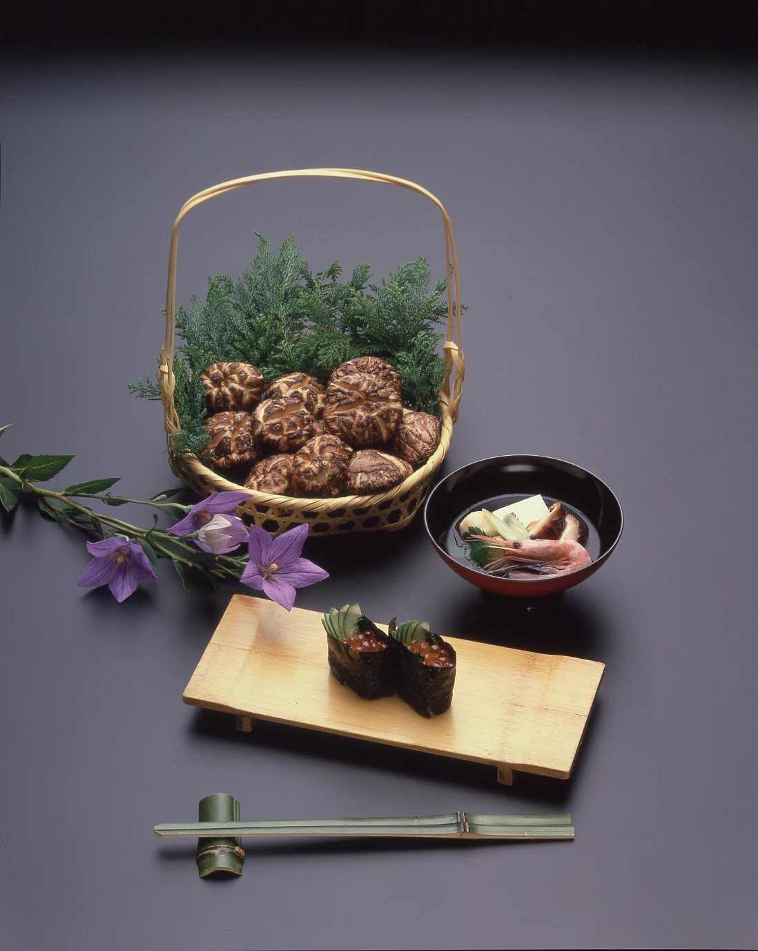 Rich in dietary fiber and potassium dried Brown shiitake mushroom