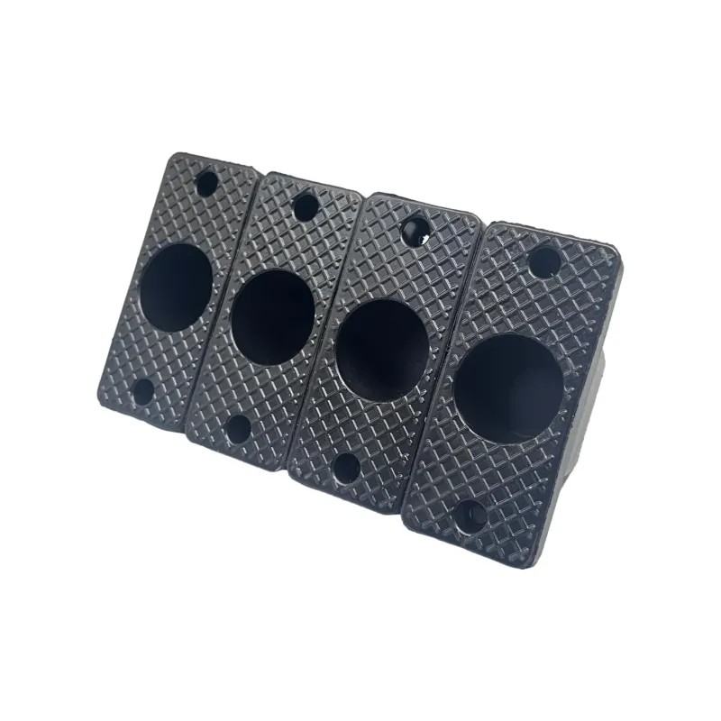 Air conditioning shock pad Thickened anti-noise and anti-slip outdoor unit support foot pad box