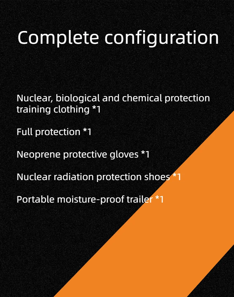 High Quality HPPE Workwear Protective Suit Nuclear and Chemical Safety Clothing with Water-Proof and Anti-Cut Features