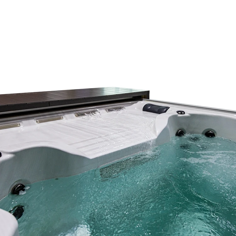 BG-6612 New Design Hot Balboa Spa Tub Double Zone Outdoor Energy Saving Swim Spa Pool