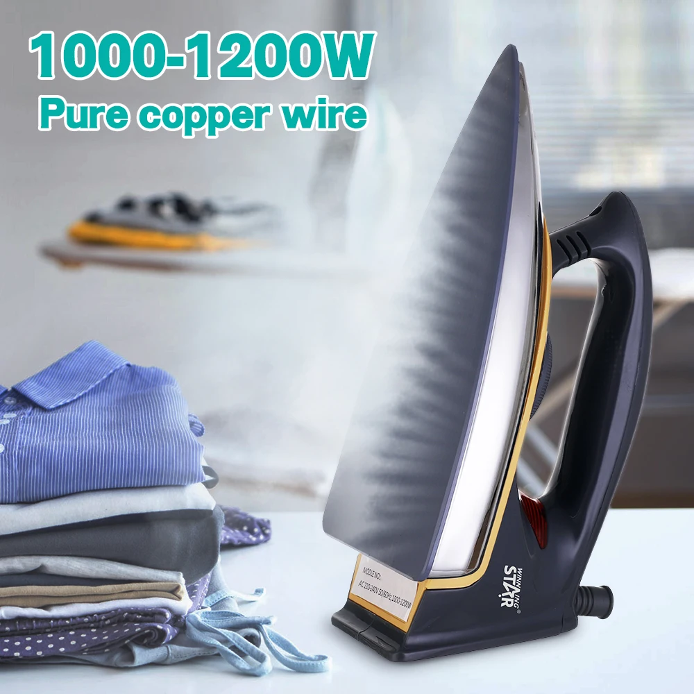 Электрический плоский железный St-5012 1000/1200 Вт алюминиевый Портативный электрический утюг для одежды