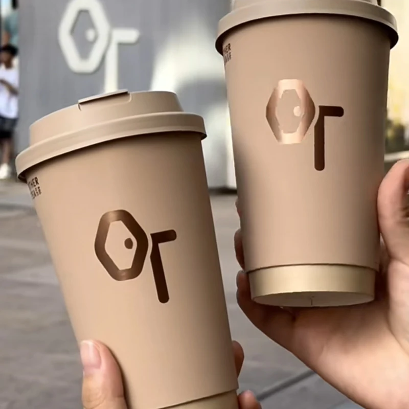 drinking white black large eco-friendly compostable low price double wall ripple wall 6oz paper cup