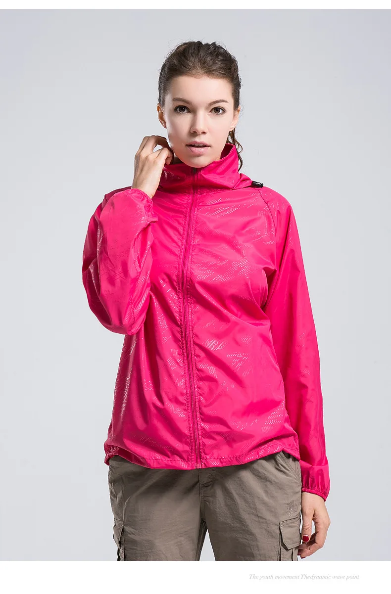 Мужские легкие кроссовки пеший Туризм Куртка-дождевик из водонепроницаемого материала с капюшоном ветровка пуловер пальто балахон складывающаяся 15 цветов на выбор