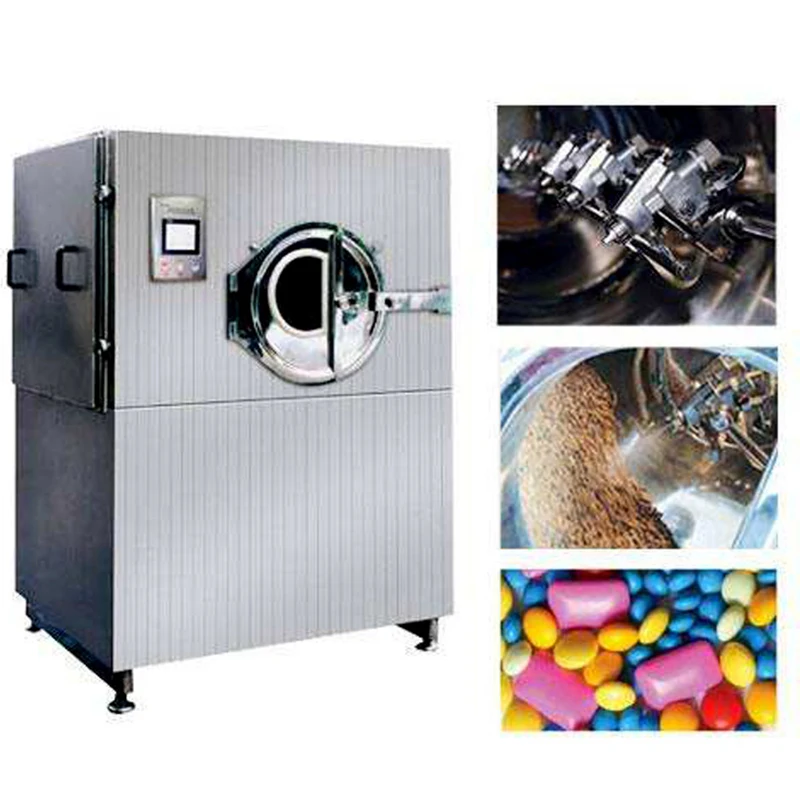 Full Automatic Factory Price Capsule Tablet Chocolate Bean Peanut Sugar Coating Machine