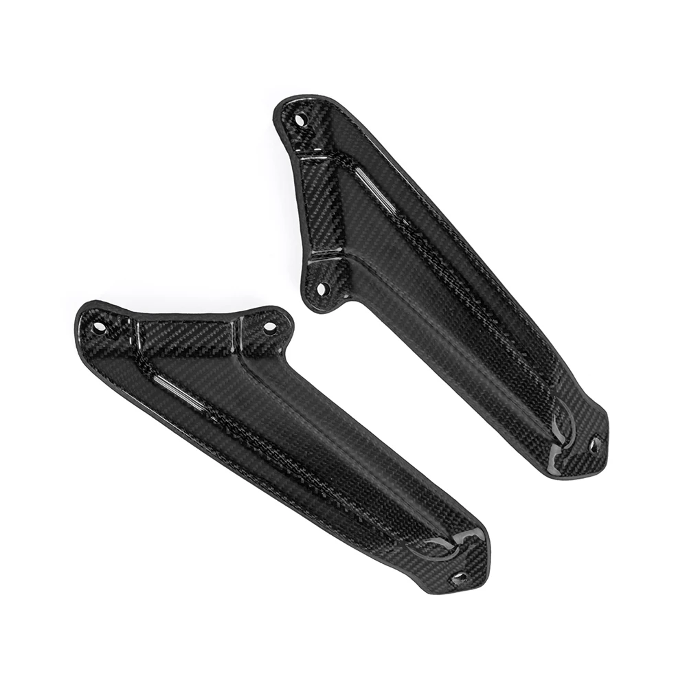 For RSV1000R (04-09) Tuono 1000 R (06-10) Exhaust Brackets 100% Carbon Fiber