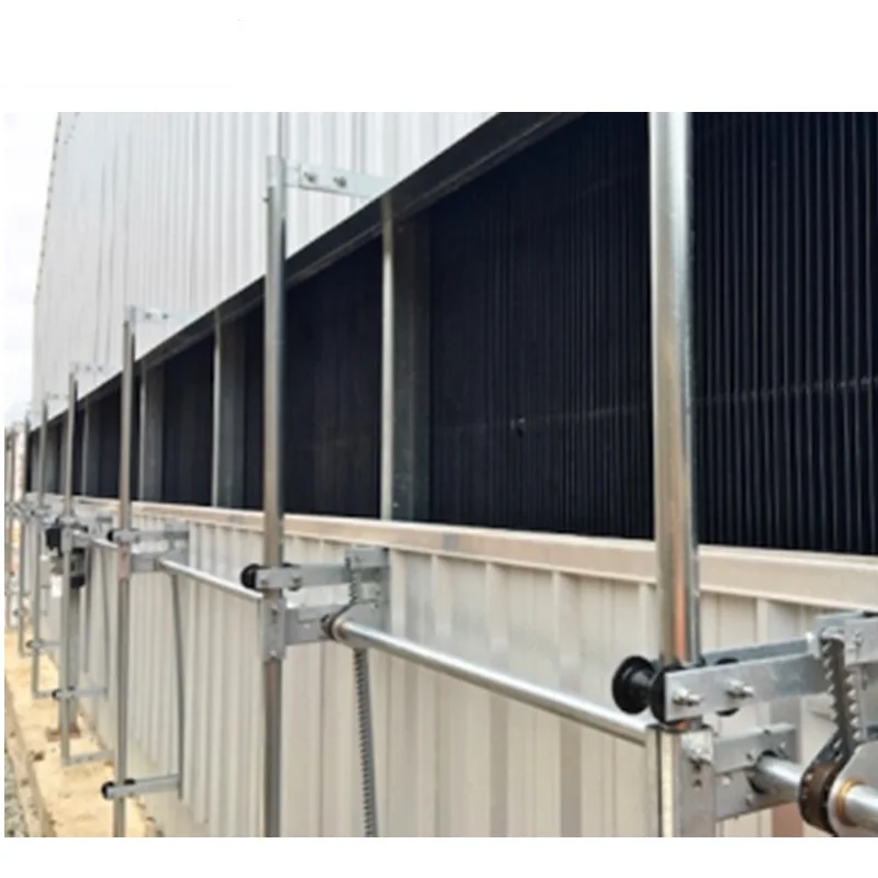 Poultry hood greenhouse light trap light filter for poultry fan