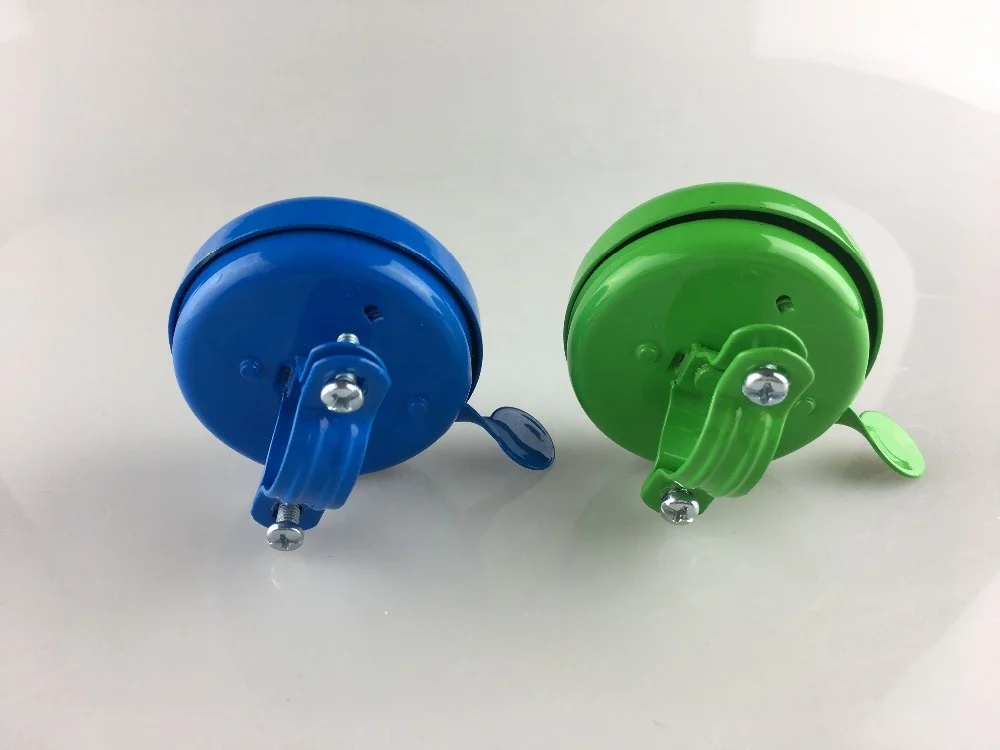 clear sound bike bell logo custom water transfer 58MM bicycle bell children kids steel bike bell