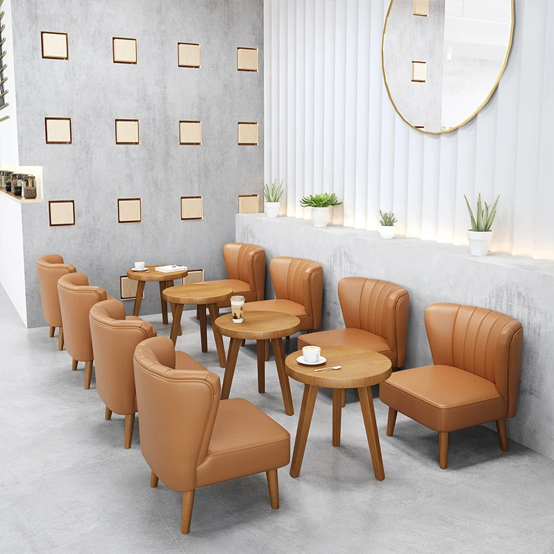 Coffee Shop Style Restauration Chair and Table for Restaurant Chaises Cafe Chair Furniture Restaurant Sillas Wood Modern