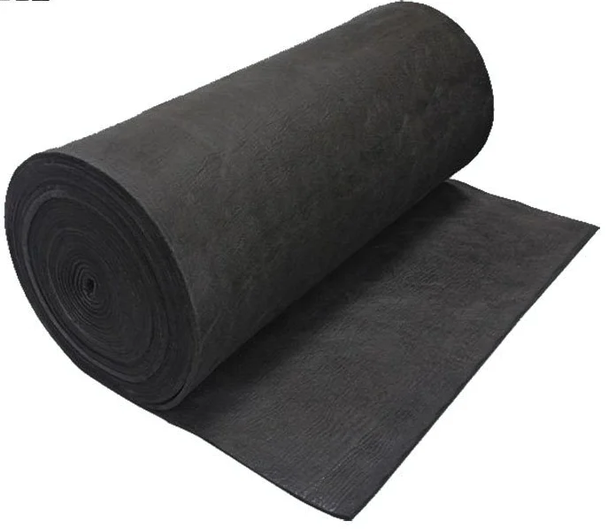 Factory Custom Carbon Fiber Fabric felt Pan Based Carbon Fiber Cloth Soft Graphite Felt for Inert gas furnaces