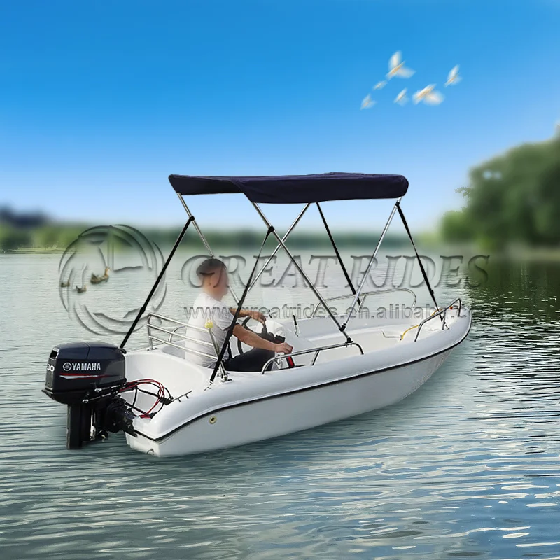 Factory Direct 4 Seats Speed Boat Jet Boat Made Fiberglass V-Hull for Water Sports and Recreation