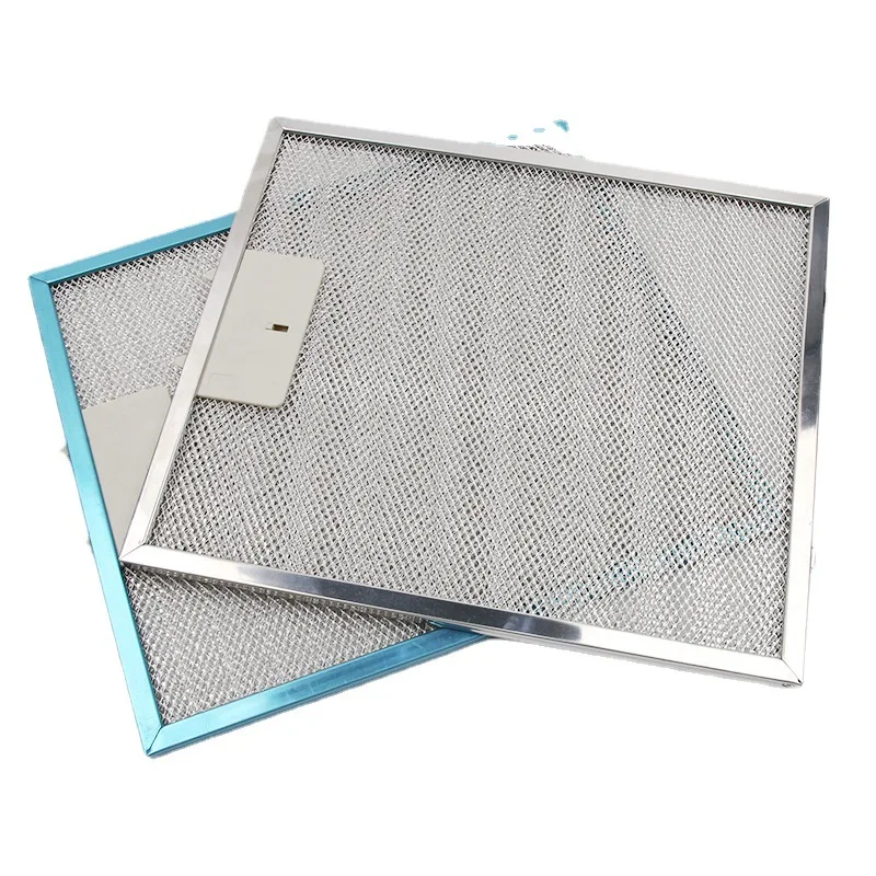 Factory Replacement customized size stainless steel Aluminium Mesh kitchen Cooker Hood Grease Filter