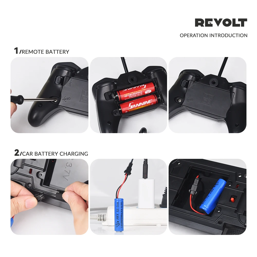 RC car 1:16 4 channels Remote Control Car with LED Lights Flexible Steering Long Lasting Battery with TRY ME Button
