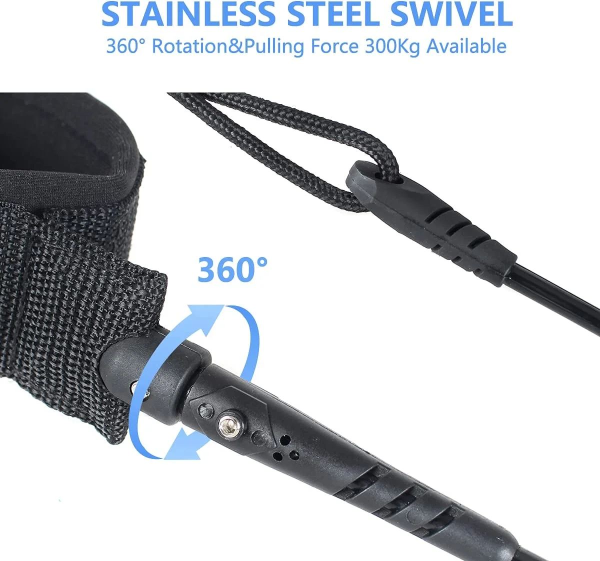 Coiled SUP Surfboard Leash Quick Release Waist Surf Leash Waist/Chest Strap Releasable SUP Leashes for River Surfers