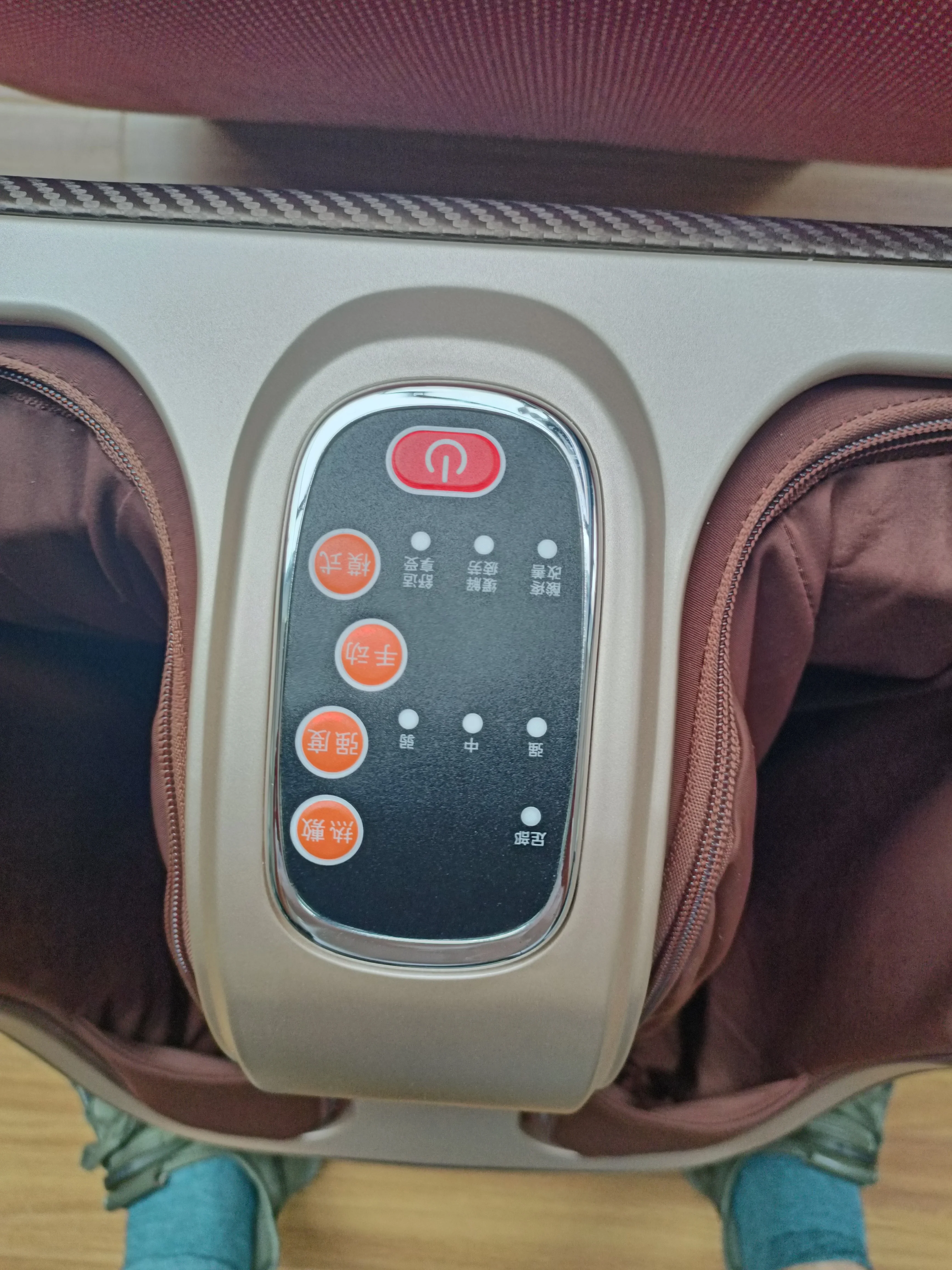 EMS detachable cover 3d infrared heat therapy vibrating foot massager airbag