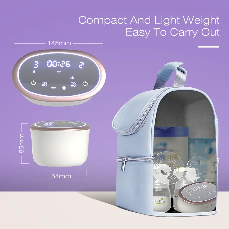 Anly Kiss Top selling Customized Hospital Grade Double Electric Mom Use Breast Pumps Portable Silicone Shield OEM Breast Pump