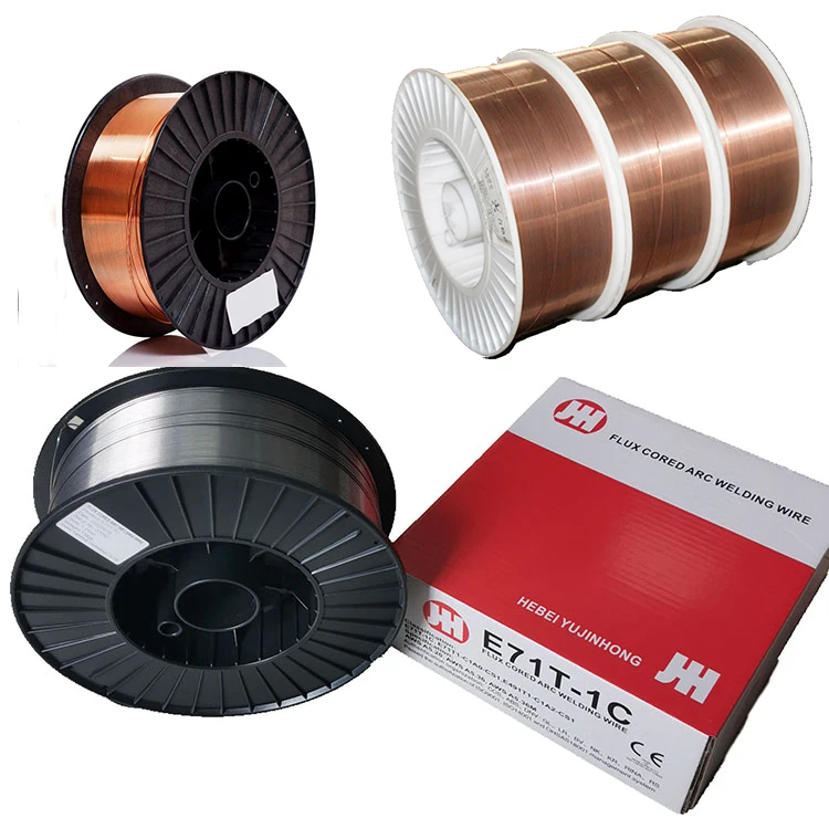 Flux cored gasless welding wire E71T-GS E71T-11 no gas FCAW MIG wire without GAS flux core wire E71T-GS 0.8mm 1.0mm 5KG
