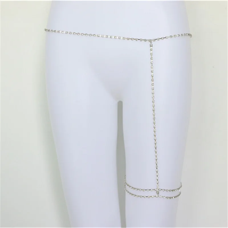 GX ladies thigh legs waist chains jewelry party body chain jewellery accessories for women girls Nightclub Party dresses 8