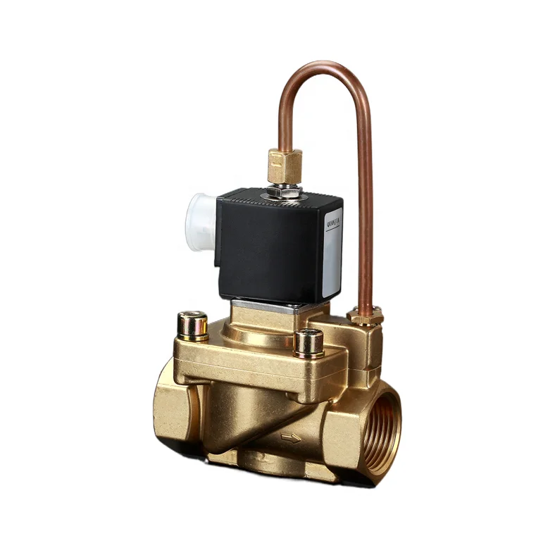 Quanjia 1 inch brass water solenoid valve 24v 2231025B