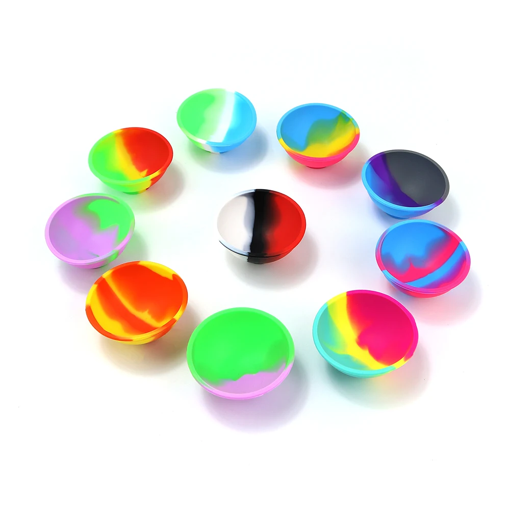 BEYOU Tobacco Container Reusable Silicone Wax Container Bowl Smoking  Accessories