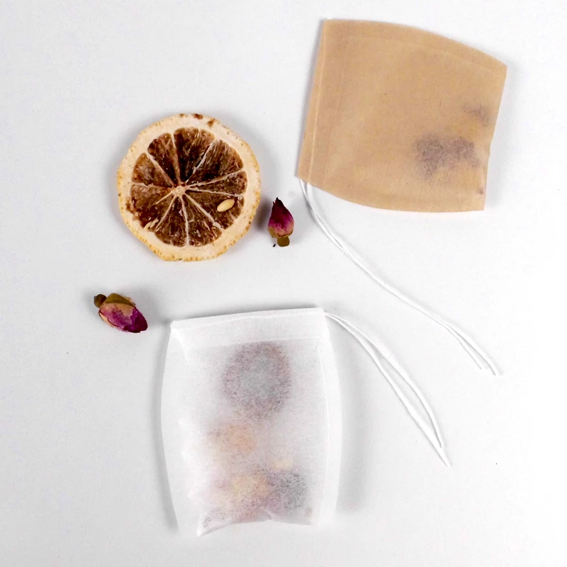 Hot Biodegradable disposable loose leaf unbleached big flower camomile chinese ginseng tea filter packing bag seal wholesale