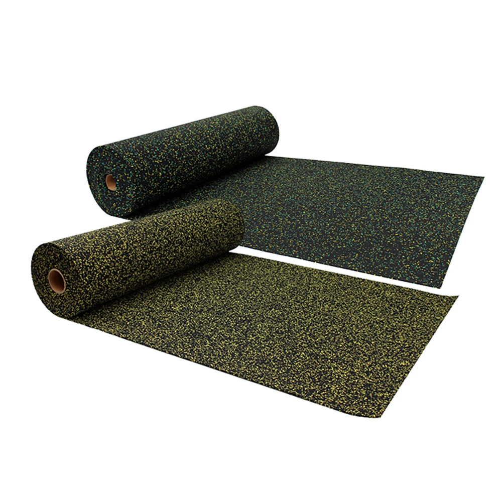 
3mm thick Indoor Gym EPDM Fire-resistant Easy cleaning cheap rubber flooring rolls 