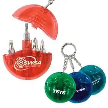 4-in-1 Screwdriver Tool Set Automobile Keychain