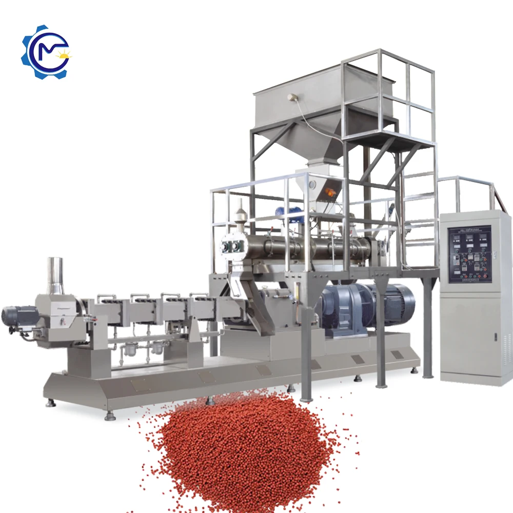 Fish food manufacturing machine fish food making feed processing shrimp carp feed pellet  machine
