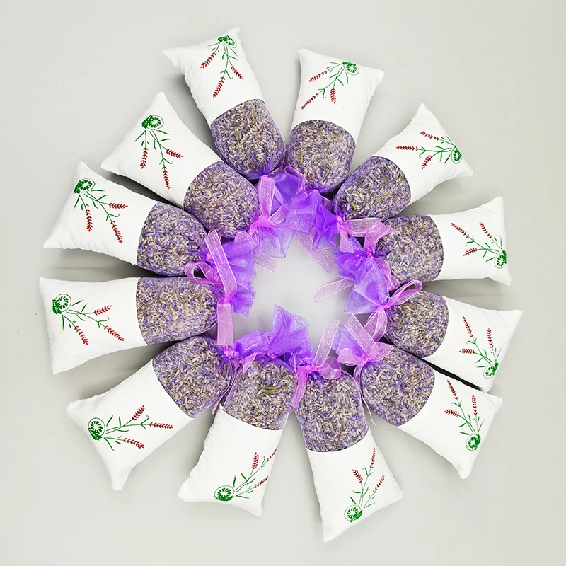 
New fashion dried lavender seeds fragrance dry flowers buds sachet bag for sale 