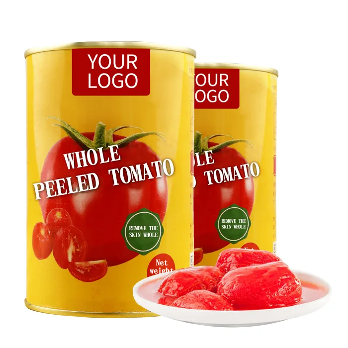 Hot Sale Canned Peeled Tomato In Thick Sauce Whole Peeled Tomato 2.5kg Novi Peeled Tomatoes