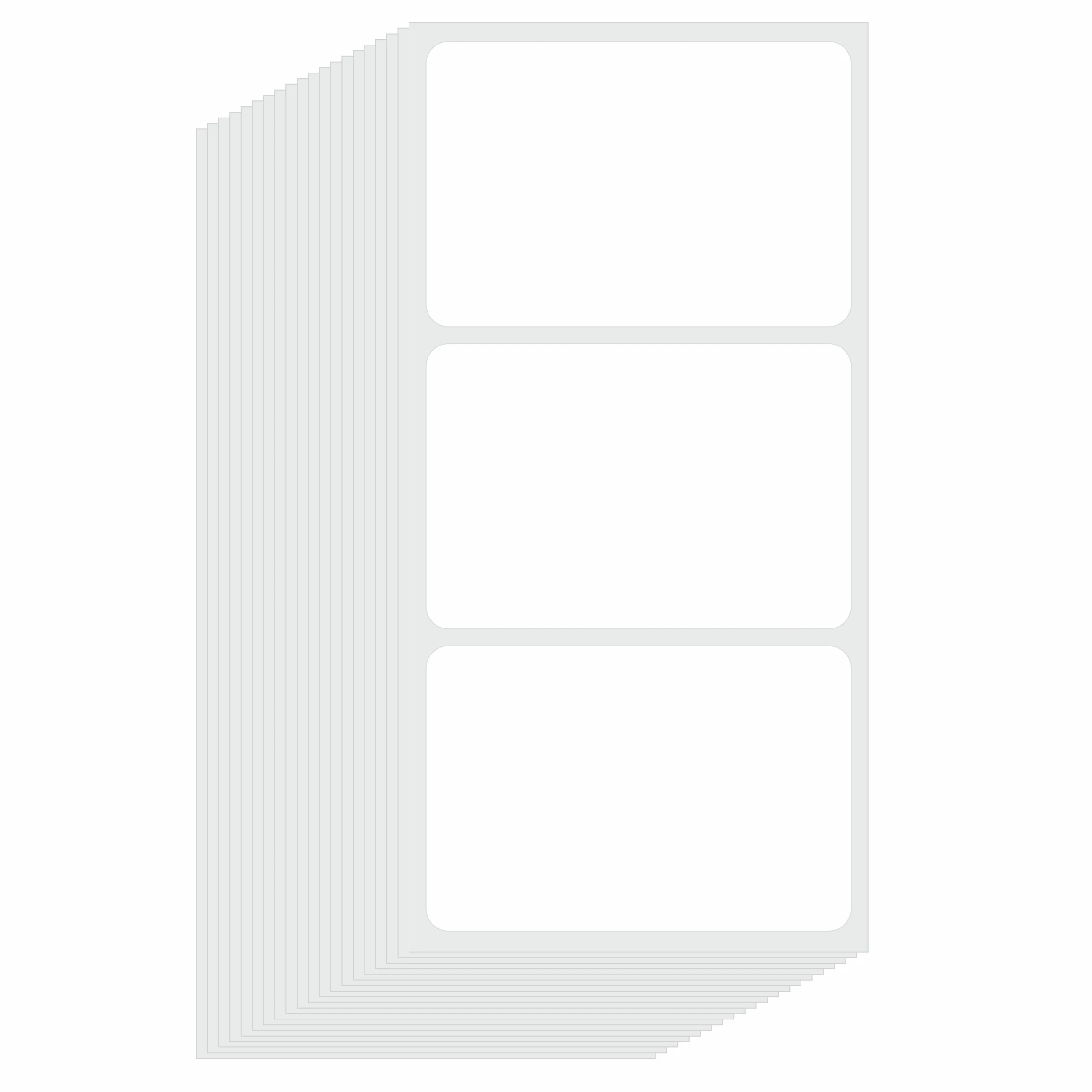 Hybsk 2x3 inch Removable Labels for Jars Containers Pantry Stickers- No Messy Residue After Use with Easy Write Surface