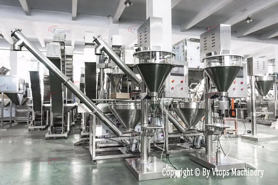 Semi Auto Augur Filler With Base Weighed Pharmaceutical Machinery Powder Filling Packaging Machine