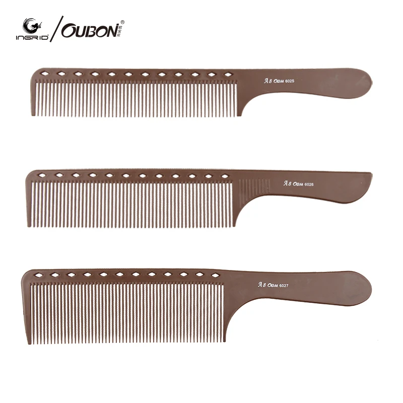Hair Cutting Styling Measure Combs Tail Comb Anti-Static Hairdressing Brush  Double Cut Comb Professional Beauty Salon Tools A8