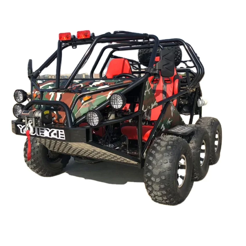 450cc шесть-колеса ATV UTV Kart Двухместный шесть-линейка колесной оси цепи повышенной проходимости горный внедорожный мотоцикл Автоматическая 4-х