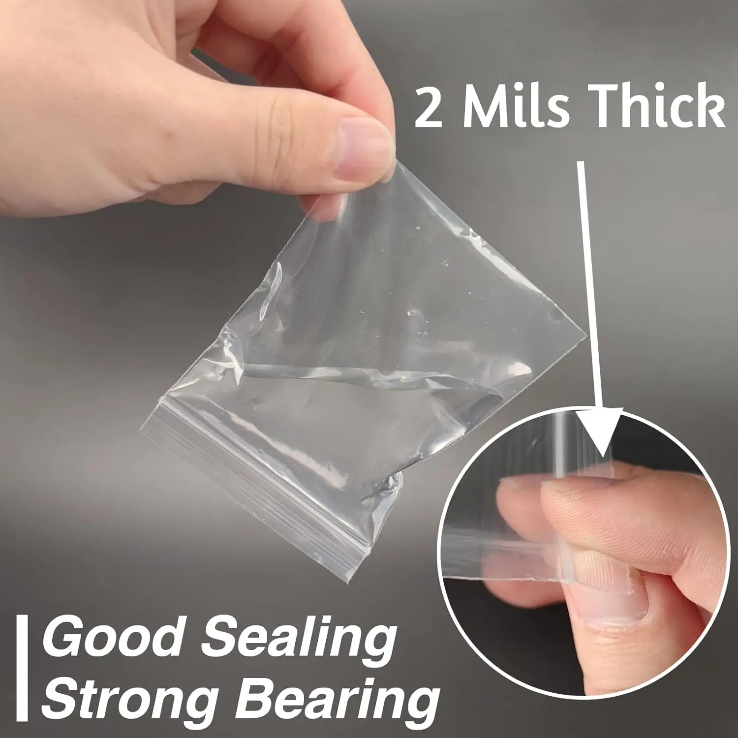 zip lock plastic bags 5kg
