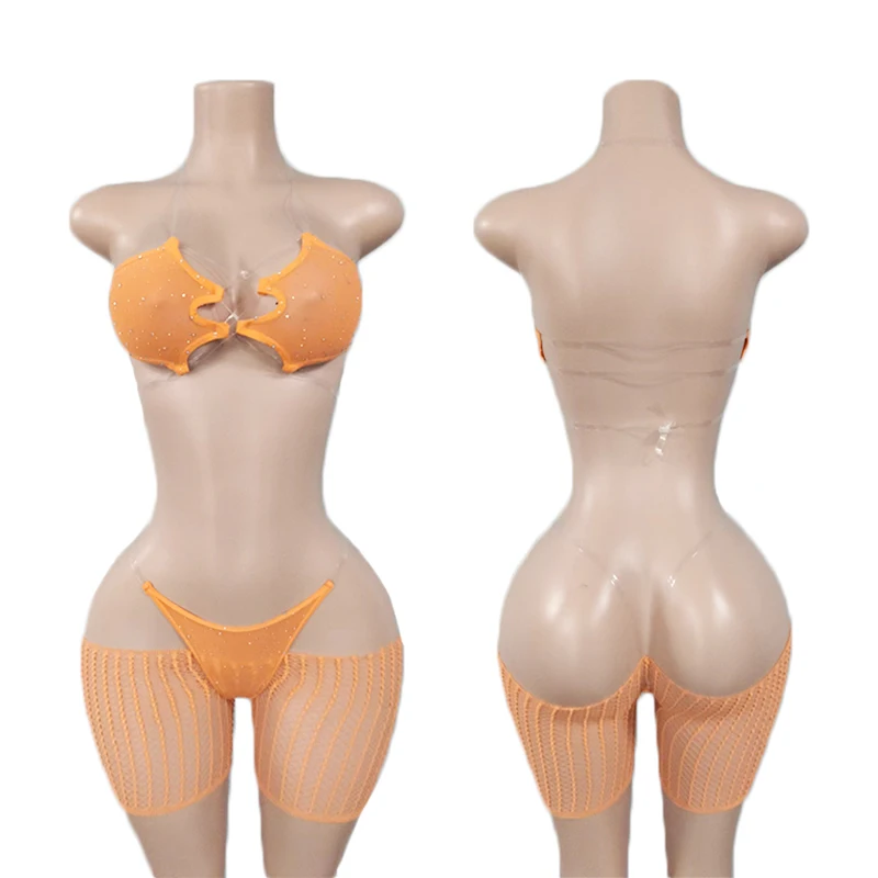 ELITES Exotic Dancewear Sexy Stripper Outfits ONE PIECE SWIMSUIT Pole Dance Wear lingerie women