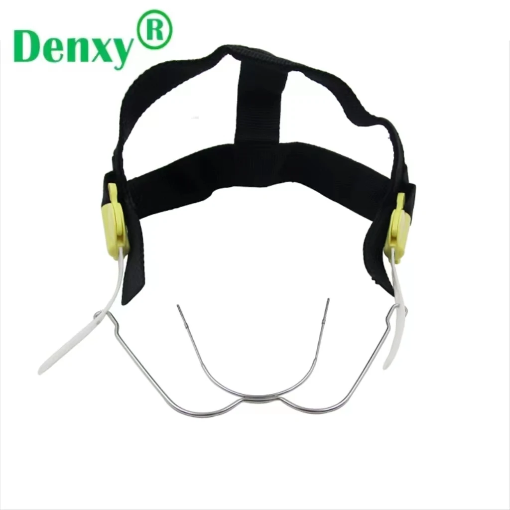 Denxy Dental Orthodontic High-Pull Headgear Safety Module Universal Size Adjustable High Pull Strap Headgear Neck Safety Strap