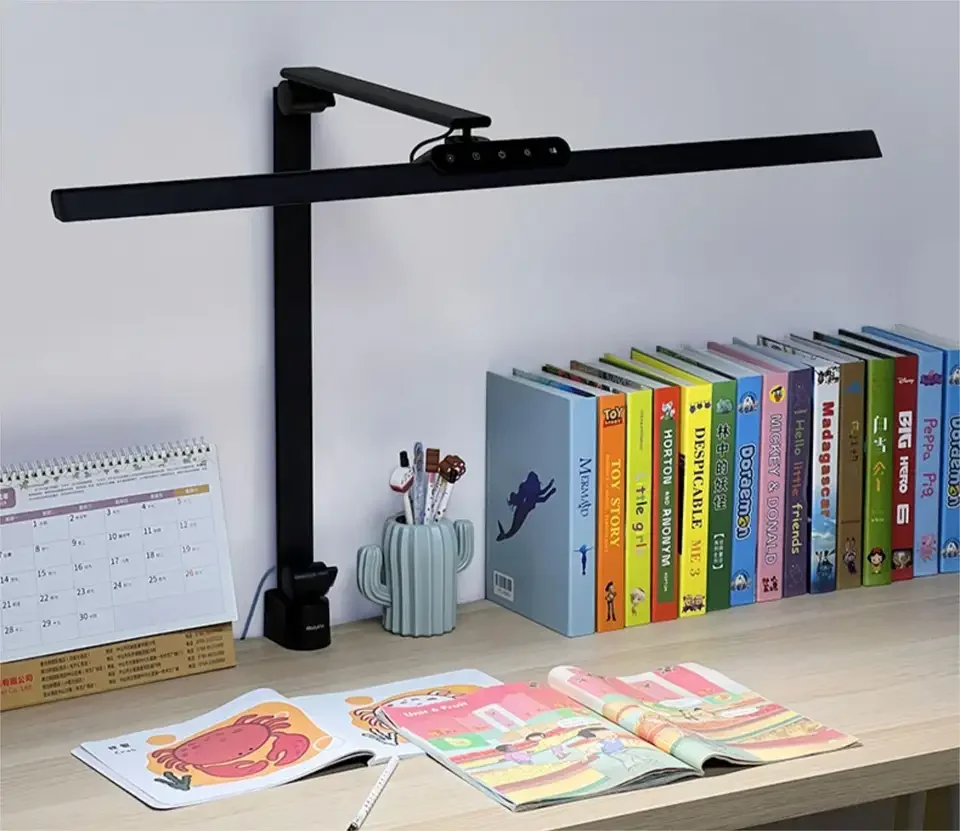 Wholesale Multifunction Eye-caring wide Long LED flexible swing arm desk lamp auto dimming Adjustable Architect task lamp