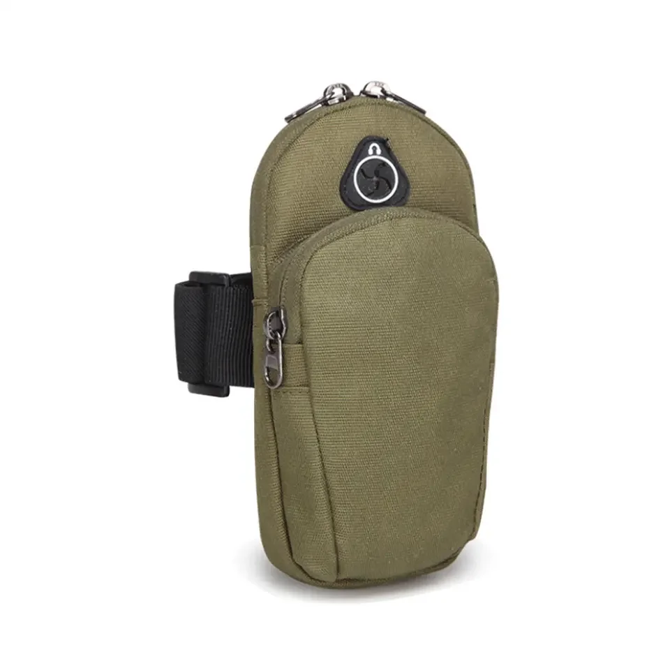GYM Bag Jogging Phone Outdoor Sports Arm Package Bag with Headset Hole Simple Style Running Arm Bag