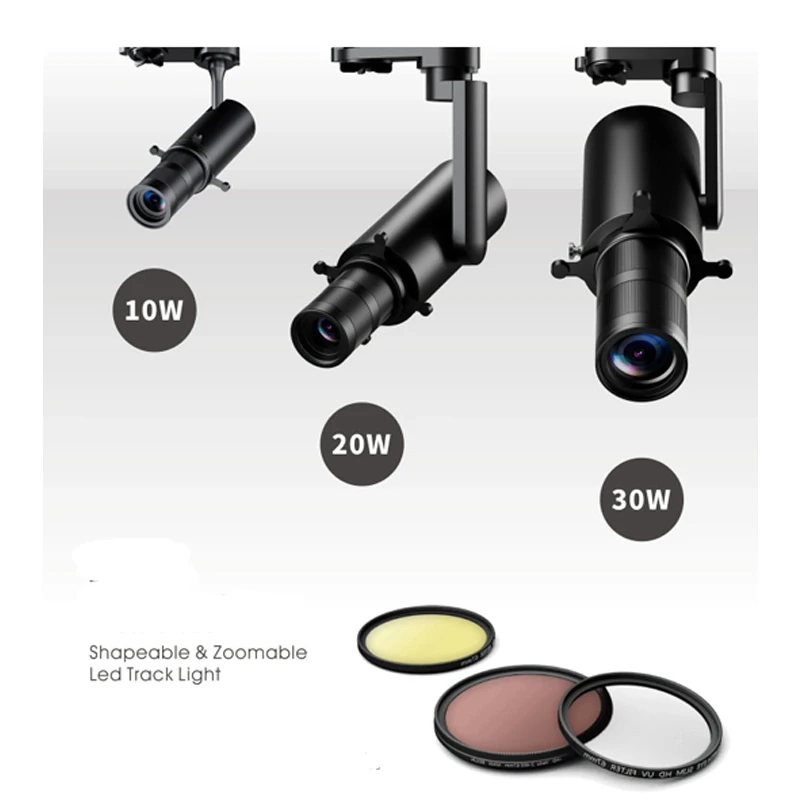 DGLUX Smart Control Framing Projector Shaper Framing Full Cut-off Luminaire Ra>97 No Glare Shooter Shapeable Spot Track Light