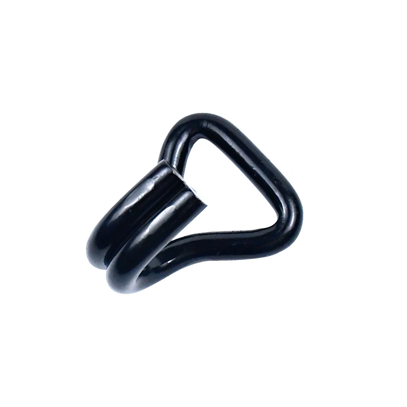 Ningbo China Manufactory 2 inch 3000kg Black PVC Coated Double J Hook