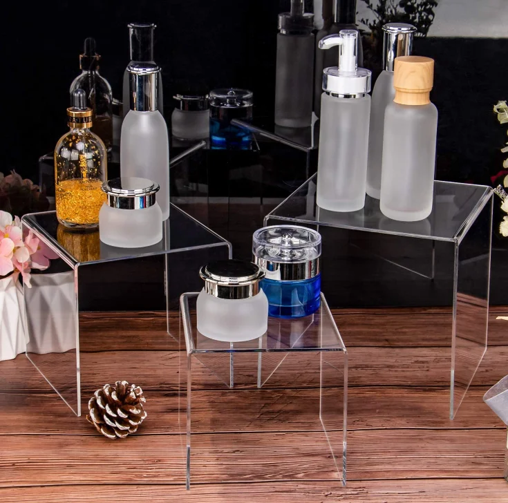 
Custom Acrylic Riser Set Acrylic Display Risers 