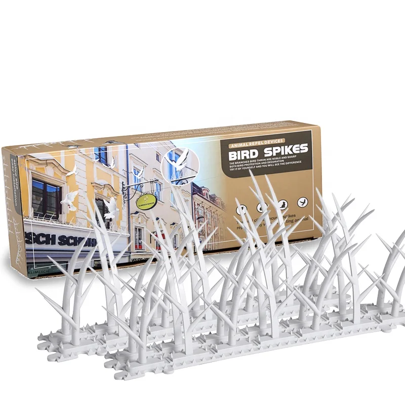 Seicosy Factory Bird Repeller 6 Pack Keeps a Pigeon Away off Anti Cat Climb Thorn High Strength Plastic