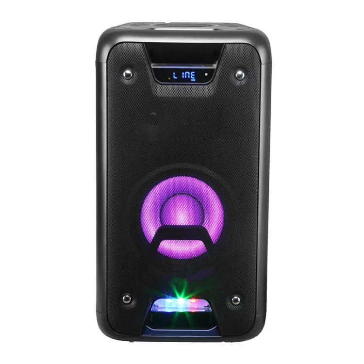 NEW 8 inch 60w LG-806A trolley portable karaoke multimedia speaker system big subwoofer speaker home audio system