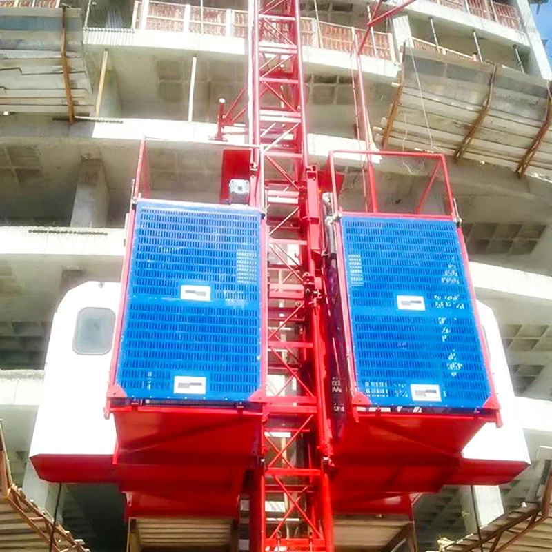 ZK Chinese sales construction site elevator bridge alimak passenger hoist construction elevator SC200/200 SC100/100